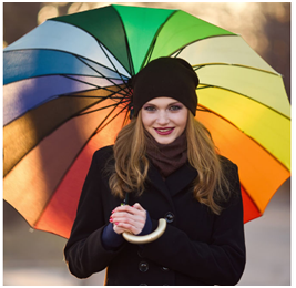 彩（cǎi）虹傘